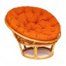 Кресло &quot;PAPASAN&quot;  23/01 W /с подушкой/ Honey (мед), ткань Оранжевый, С 23