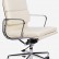Кресло Eames HB Soft Pad Executive Chair EA 219 кремовая кожа