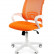 Офисное кресло Chairman    696    Россия    белый пластик TW-16/TW-66  оранжевый