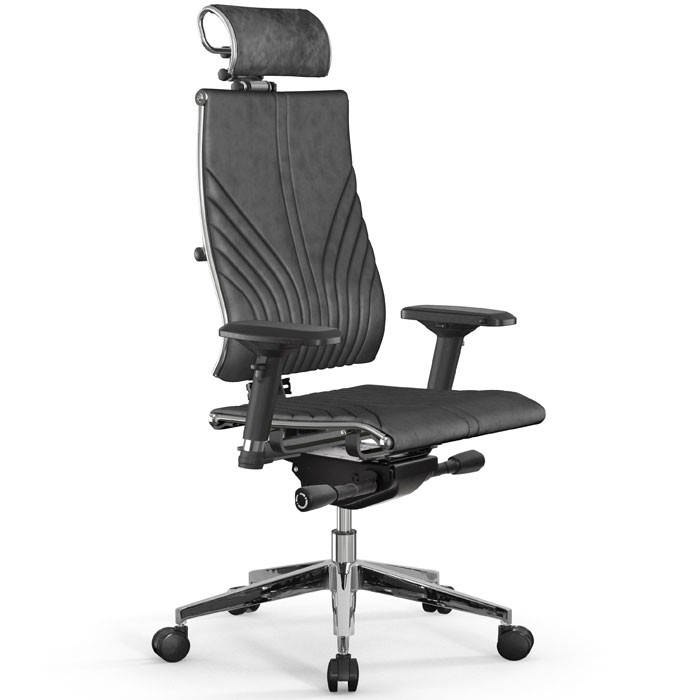 Кресло для руководителя МЕТТА Y 4DF B2-12D - GoyaLE темно-серый