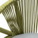Стул "Милан" плетеный из роупа, каркас алюминий светло-серый (RAL7035) шагрень, роуп салатовый круглый, ткань светло-серая