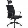 Компьютерное кресло Riva Chair A818 черное, пластик, спинка сетка