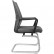 Кресло для посетителя Riva Chair G818 серое, хром, спинка сетка
