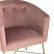 Кресло Шале велюр розовый