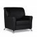 Кресло Европа 840х830 h870 Искусственная кожа P2 euroline  9100 (черный)