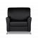 Кресло Европа 840х830 h870 Искусственная кожа P2 euroline  9100 (черный)