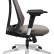 Офисное кресло Air-Chair черный пластик , хром. база