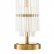 Настольная лампа East отделка состаренная латунь, прозрачное стекло, белый абажур EH.L-4.LT.2240  EH.L-4.LT.2240