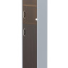 Шкаф колонка комбинированная СУ-1.7(R) Венге Магия/Металлик 406*365*1975 IMAGO