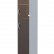 Шкаф колонка комбинированная СУ-1.7(R) Венге Магия/Металлик 406*365*1975 IMAGO