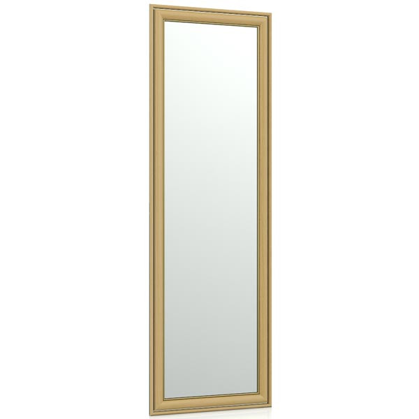 Зеркало 120Б орех, ШхВ 40х120 см., зеркала для офиса, прихожих и ванных комнат, горизонтальное или вертикальное крепление