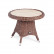 Кофейный стол "Равенна" из искусственного ротанга, цвет коричневый