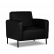 Кресло Anyo black metall 820х730 h810 Искусственная кожа P2 euroline  9100 (черный)
