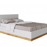 Кровать FRESCO (НКМ) 160х200 с подъемн механ Белый/Дуб Вотан