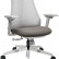 Офисное кресло Air-Chair серый пластик, хром. база