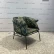 Кресло Ataman отделка лак цвета антрацит (RAL 7016), ткань кат. standard (Porto MJ) AN.ACH.AT.27  AN.ACH.AT.27