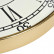79MAL-5316-76G Часы настенные цвет белый/золото d61см