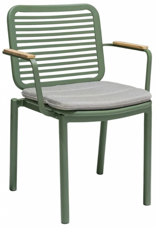 Кресло металлическое с подушкой Armona