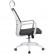 Компьютерное кресло Riva Chair A819 серое, белый пластик, спинка сетка