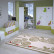 Кровать детская Polini kids Basic Elly 180х90 белый-зеленый 
