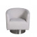 48MY-KRES-2841 SER Кресло вращающееся, иск.каракуль серый 79*74*79cм