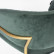 Стул DeepHouse Пиза темно-зеленый бархат ножки матовое золото для кафе, ресторана, дома, кухни