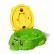 Песочница Sheffilton KIDS  Собачка с крышкой 432 зеленый/желтый