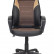 Кресло INTER кож/зам/ткань, черный/коричневый/бронзовый, 36-6/3М7-147/21