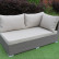 ANC-M Комплект для отдыха с угловым диваном ANNECY (АНСИ) из искусственного ротанга, табачно-коричневый