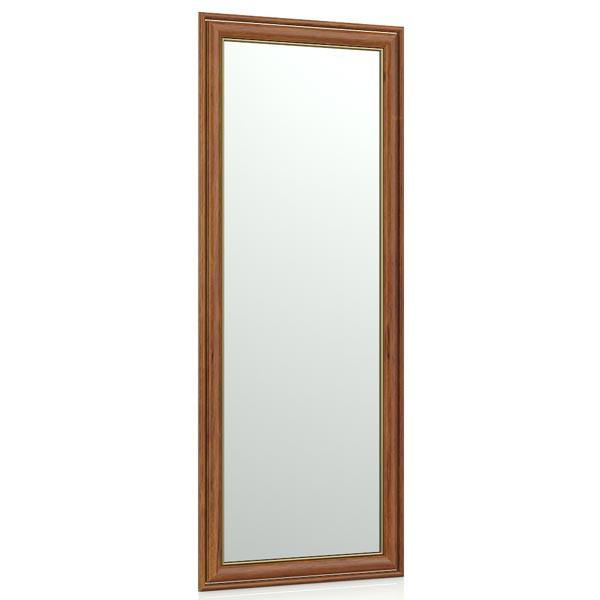 Зеркало 120 орех Т2, ШхВ 40х100 см., зеркала для офиса, прихожих и ванных комнат, горизонтальное или вертикальное крепление