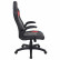 Кресло компьютерное BRABIX «Skill GM-005», откидные подлокотники, экокожа, черное/красное, 532496