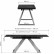 Керамический стол Гарднер 140(200)х80х76 temptation avorio / черный