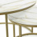Набор из 2 приставных столиков Leonor Ø 80 см / Ø 50 см