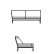 Модульный диван Brafta (левый) отделка искусственный ротанг, ткань подушек лен цвета шампань SL.SF.BR.356  SL.SF.BR.356