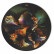 Стол Sheffilton SHT-TU3-1/TT32 80 СТЕКЛО/МДФ черный муар/ночной цветок