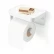 Держатель для туалетной бумаги с полкой Flex Adhesive, белый