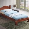 Односпальная кровать Саманта (90х200/цвет Dominic Oak)