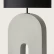 Настольная лампа Home отделка керамика серый ясень, черный матовый, черный абажур ADC.L-4.AS.23