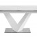 Стол EDT-CS01 белый/серый