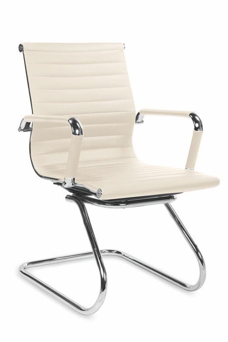 Кресло для кабинета HALMAR PRESTIGE SKID (кремовый)