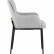 Кресло Stool Group Саманта обивка рогожка цвет светло-серый ножки металл