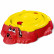 Песочница Sheffilton KIDS  Собачка с крышкой 432 красный/желтый
