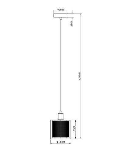 Подвесной светильник Moderli V2870-1P Suspent 1*E14*40W