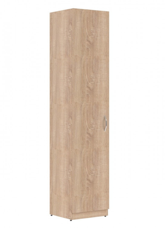 Шкаф колонка с глухой дверью SR-5U.1(L) Дуб Сонома светлый 386х375х1815 SIMPLE