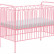 Кроватка детская Polini kids Vintage 150 металлическая, розовый