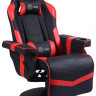 Кресло игровое Cactus CS-CHR-GS200BLR, цвет: черный/красный