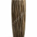 Кашпо TREEZ Effectory - Metal - Высокий конус Design Wave - Чернёная бронза 41.3321-07-047-GRP-075