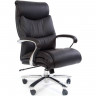 Офисное кресло Chairman 401, кожа+PU, черн. N