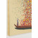 Картина Flower Boat, коллекция "Цветочная Лодка" 120*160*4, Ель, Лен, Золотой, Красный