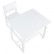 Комплект растущей детской мебели Polini kids Eco 400 SM, 68х55 см, белый